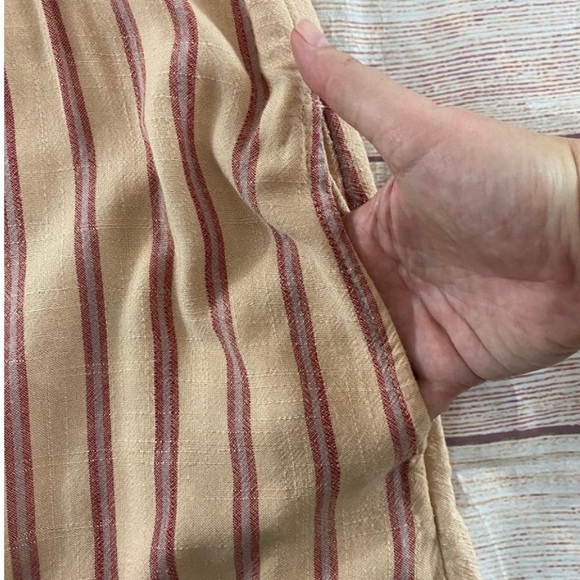 Indi & Cold San Sebastian V Neck Stripe Pheasant Maxi Dress - Medium - Picture 5 of 13